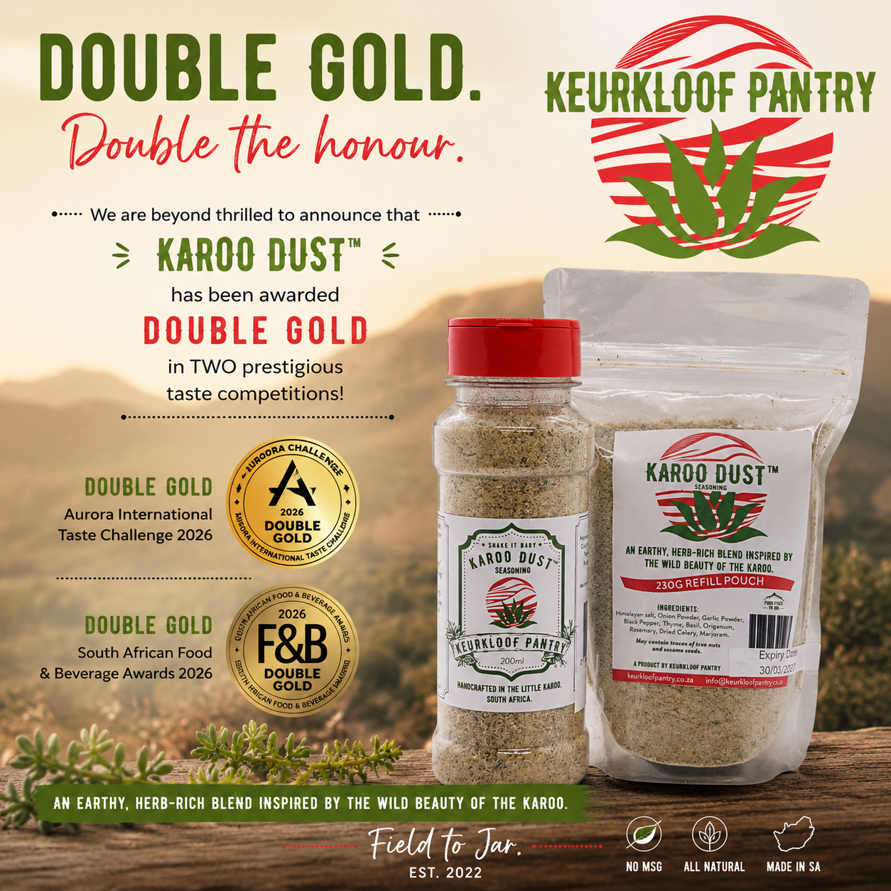 Keurkloof Pantry Karoo Dust™